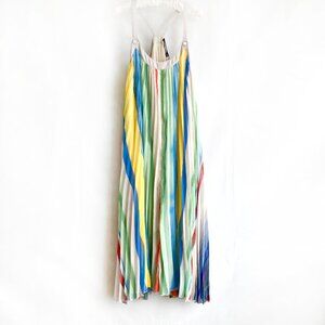 Gabby Isabella Pleated Dress Midi Resort Colorful